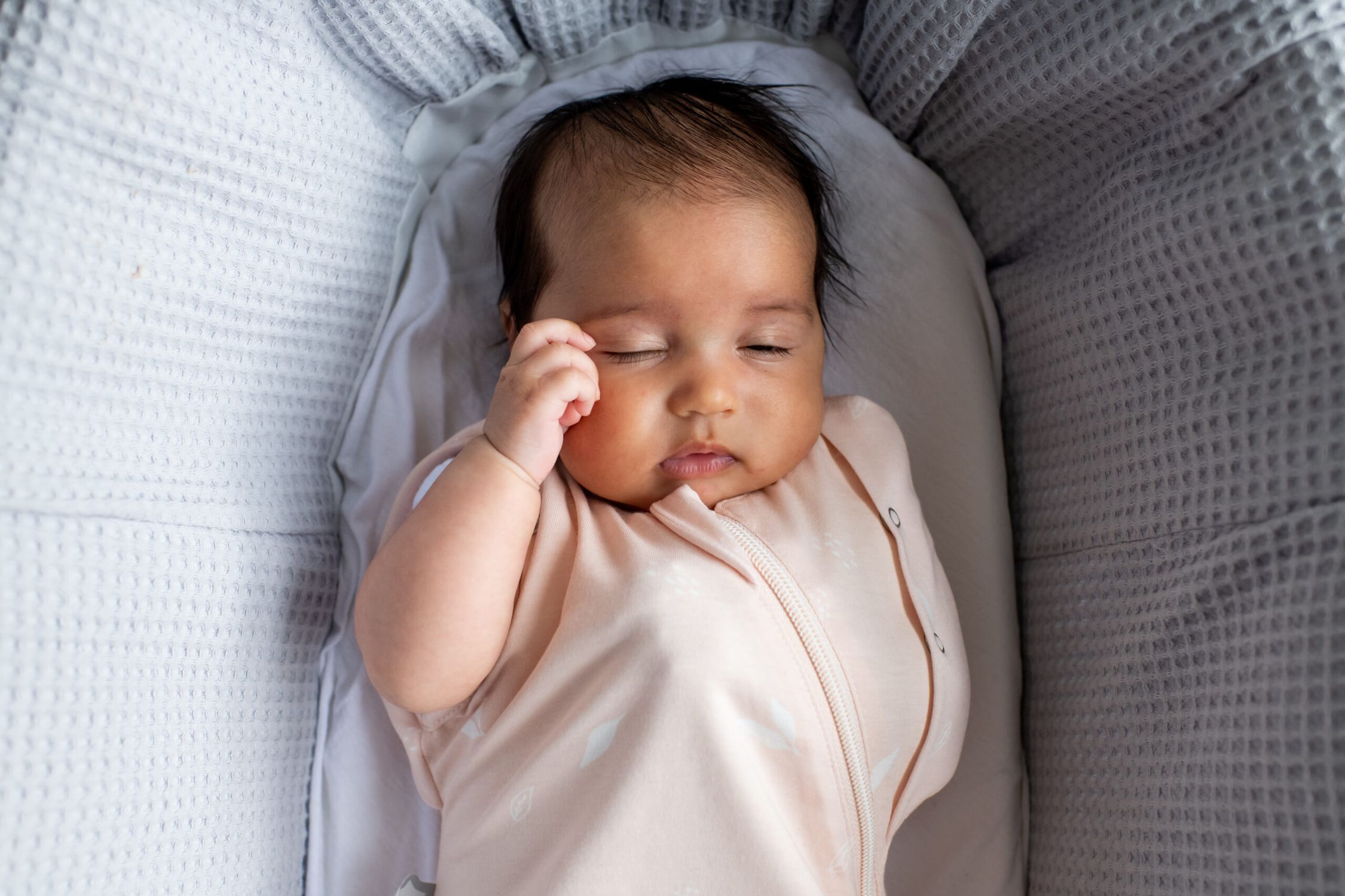 Gro υπνόσακος swaddle bag φθινοπωρινός/ανοιξιάτικος 1.0 tog pink petal 0-3 μηνών - The Gro Company