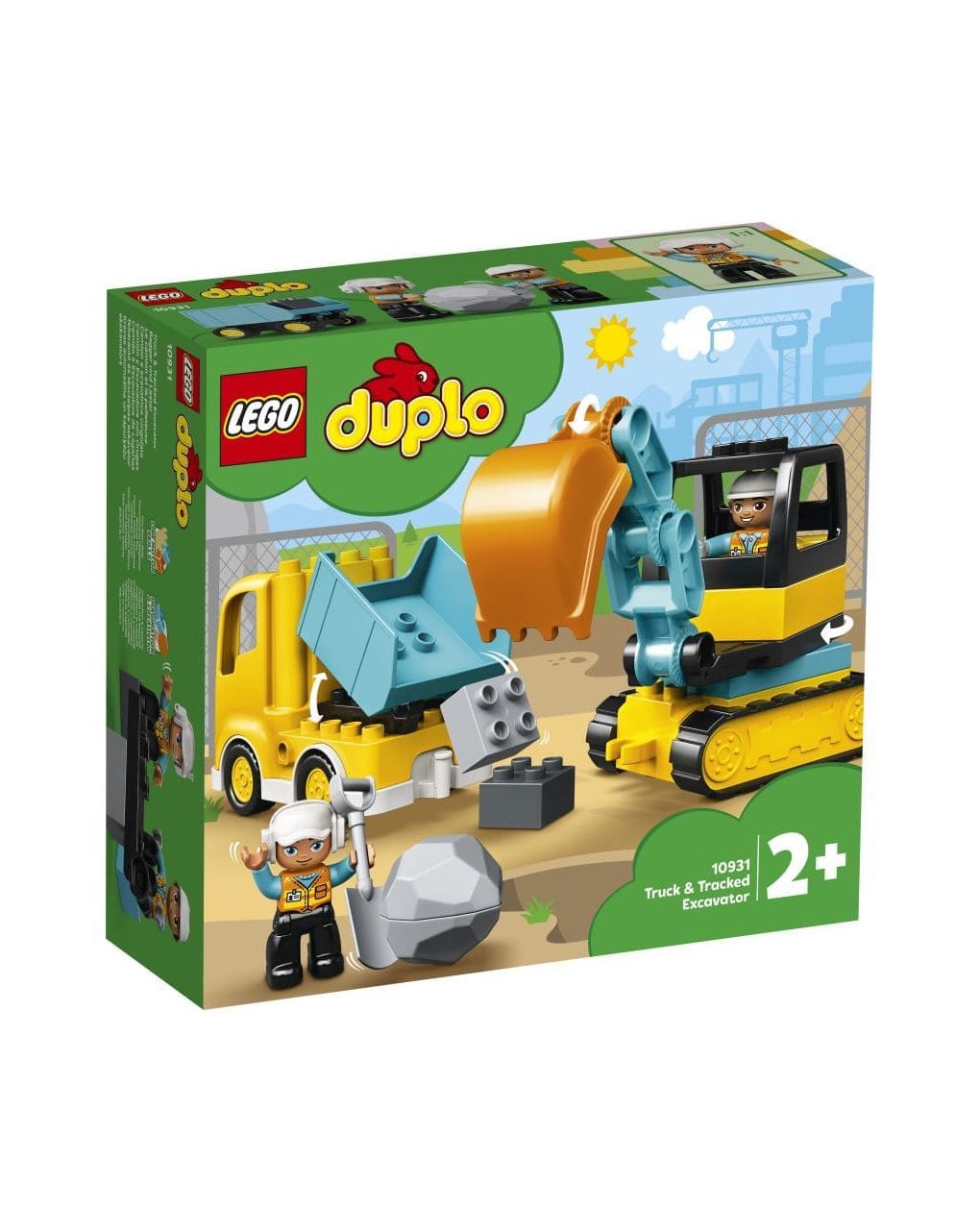 Lego duplo φορτηγό & ερπυστριοφόρος εκσκαφέας 10931 - Lego, LEGO Duplo