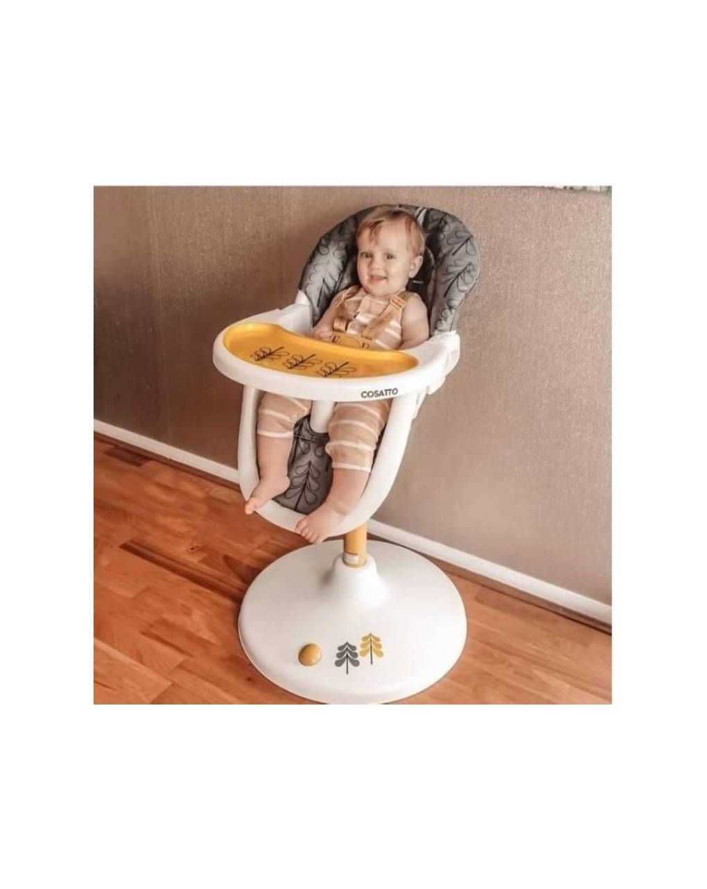 Cosatto περιστρεφόμενο καρεκλάκι φαγητού unicorn land - cosatto