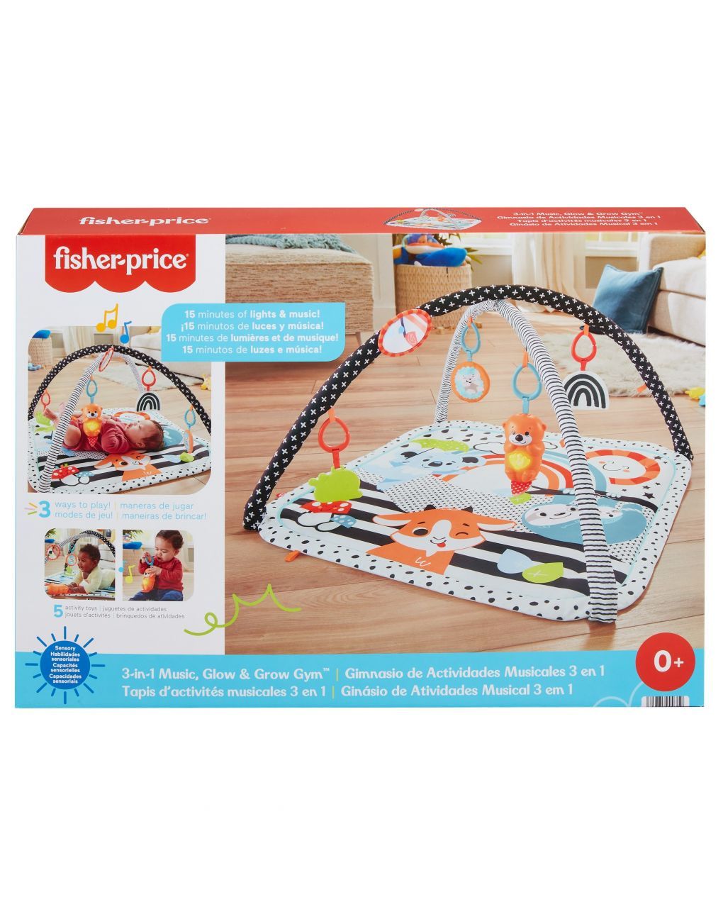 Mattel fisher-price μουσικό γυμναστήριο 3 σε 1 hbp41 - Fisher-Price