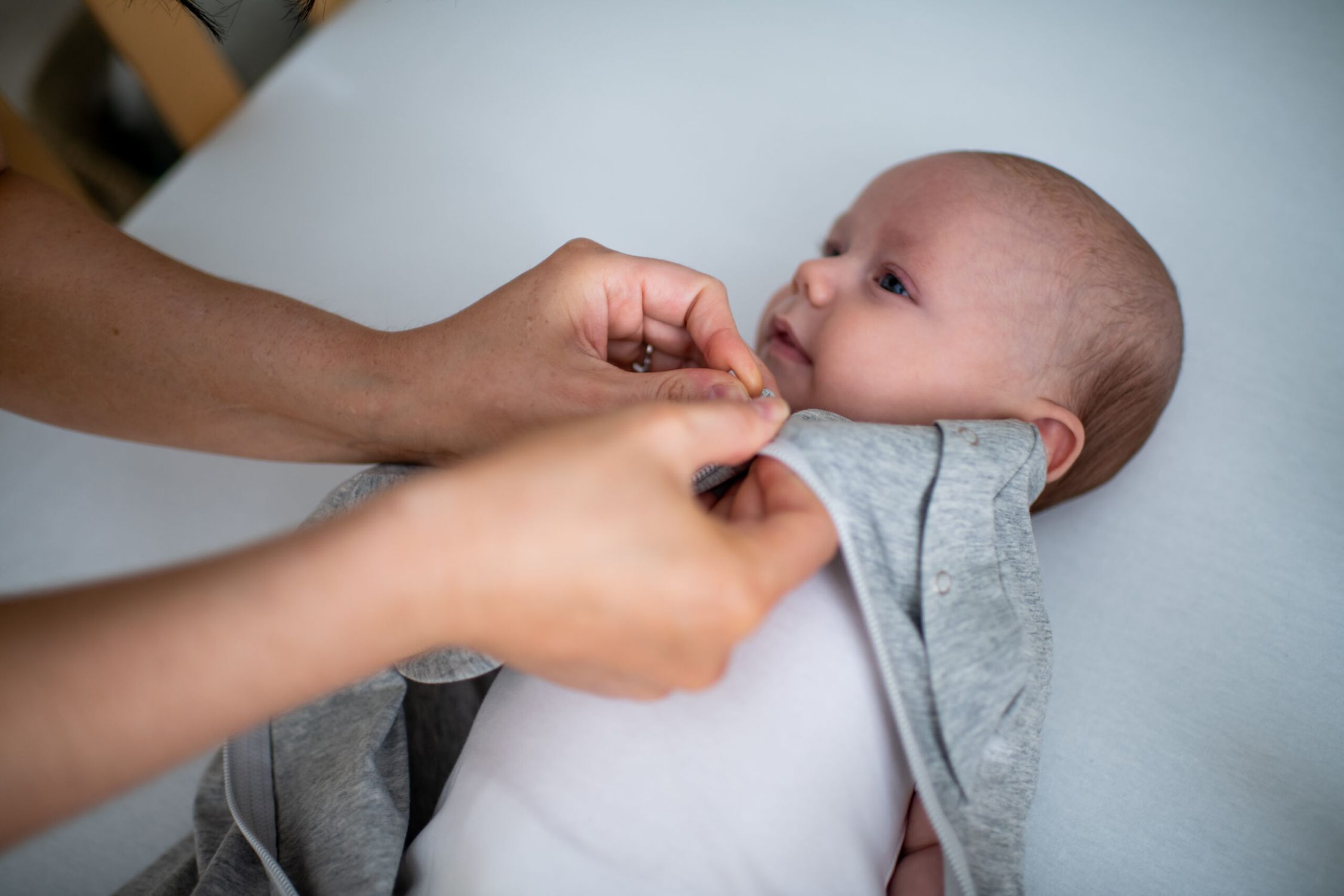 Gro υπνόσακος swaddle bag φθινοπωρινός/ανοιξιάτικος 1.0 tog grey marl 3-6 μηνών - The Gro Company