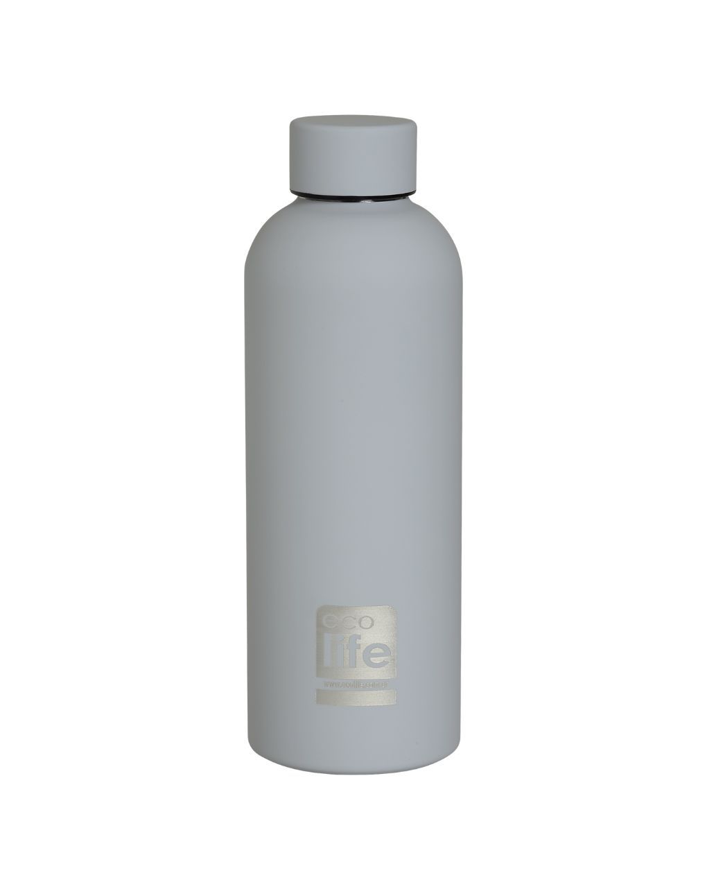 Ecolife ανοξείδωτο μπουκάλι θερμός smokey grey 500ml 33-bo-3032