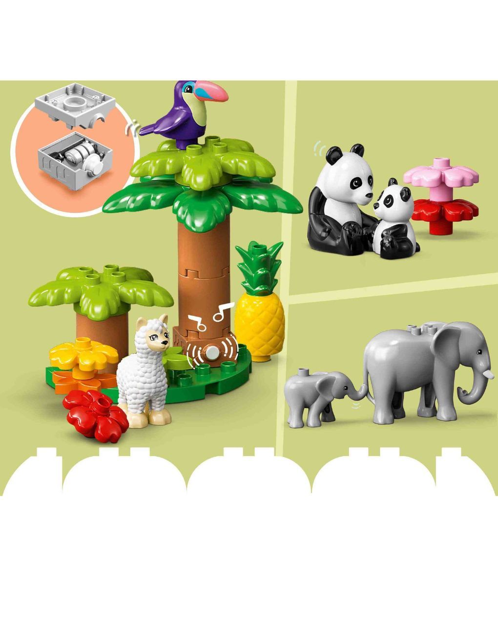 Lego duplo ζώα του κόσμου με playmat 10975 - LEGO, LEGO Duplo