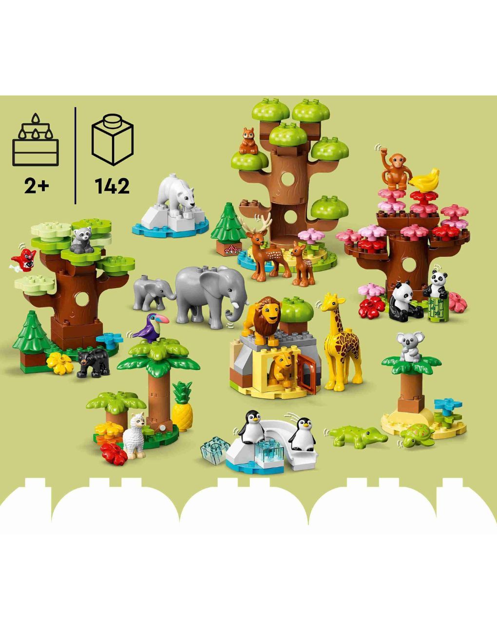 Lego duplo ζώα του κόσμου με playmat 10975 - LEGO, LEGO Duplo