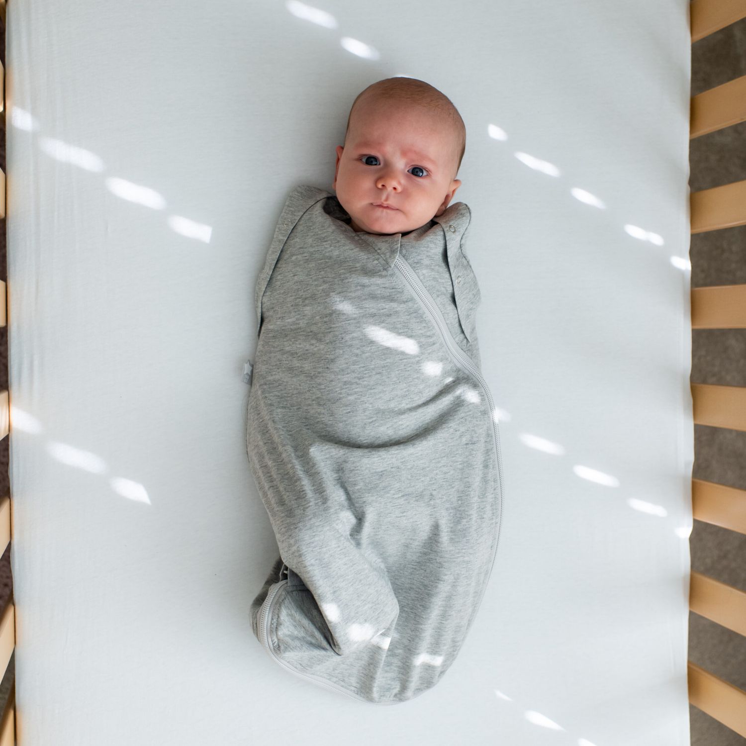 Gro υπνόσακος swaddle bag φθινοπωρινός/ανοιξιάτικος 1.0 tog grey marl 0-3 μηνών - The Gro Company