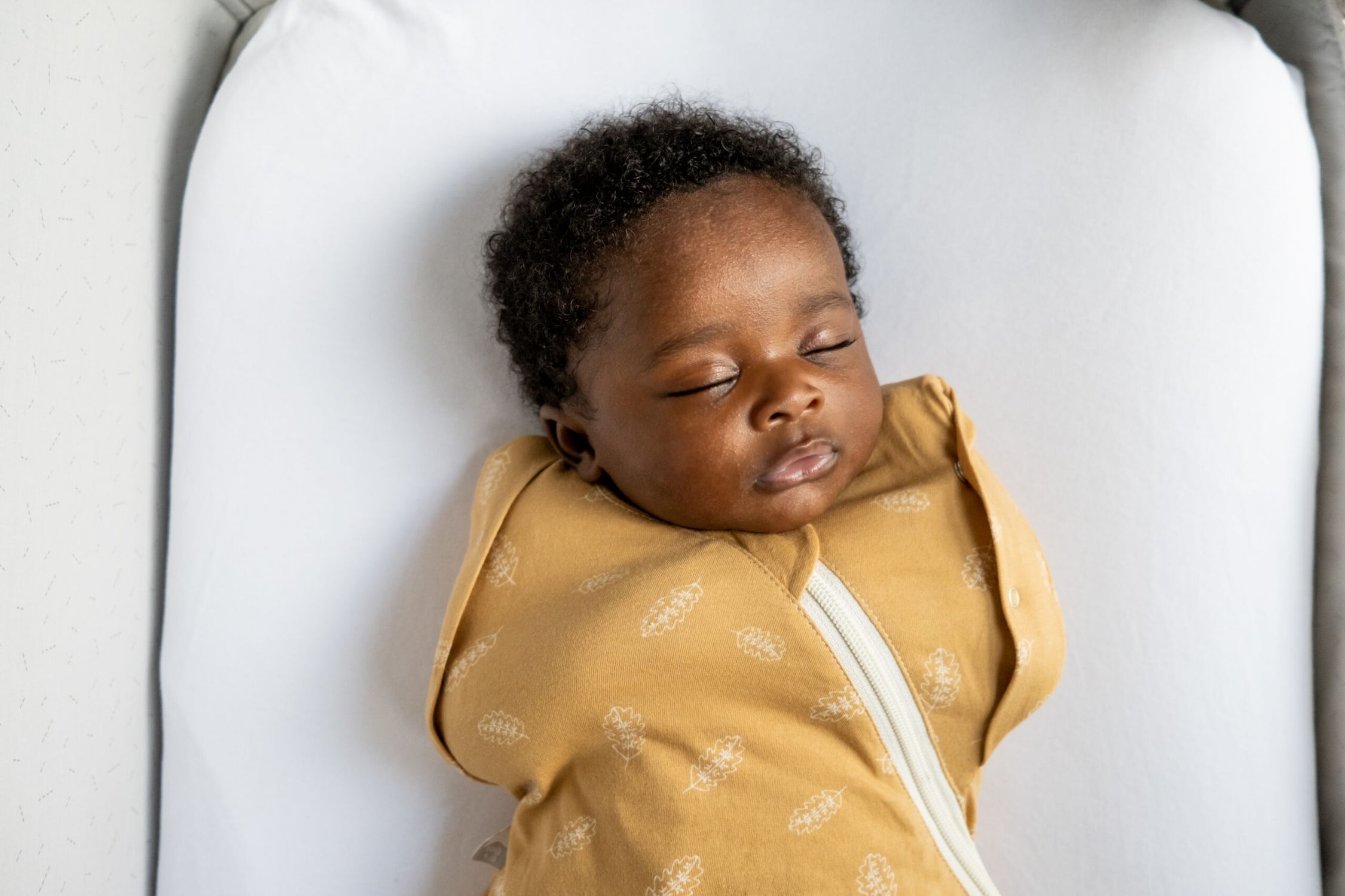 Gro υπνόσακος swaddle bag χειμερινός 2.5  tog ochre leaf 3-6 μηνών - The Gro Company