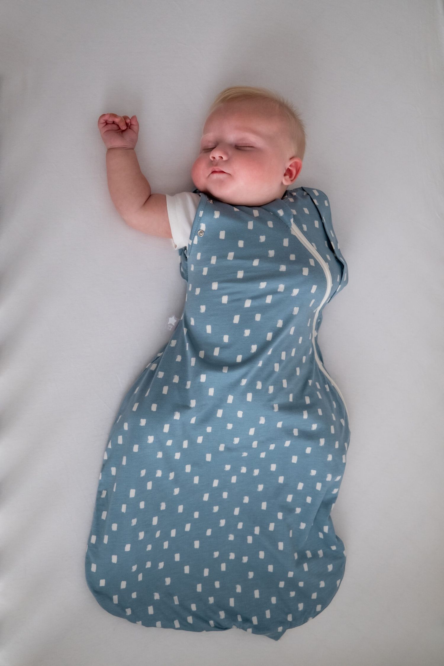 Gro υπνόσακος swaddle bag φθινοπωρινός/ανοιξιάτικος 1.0 tog navy speck 3-6 μηνών - The Gro Company