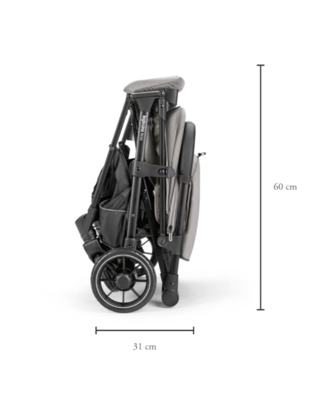 Inglesina καρότσι περιπάτου now nero/shot beige - Inglesina
