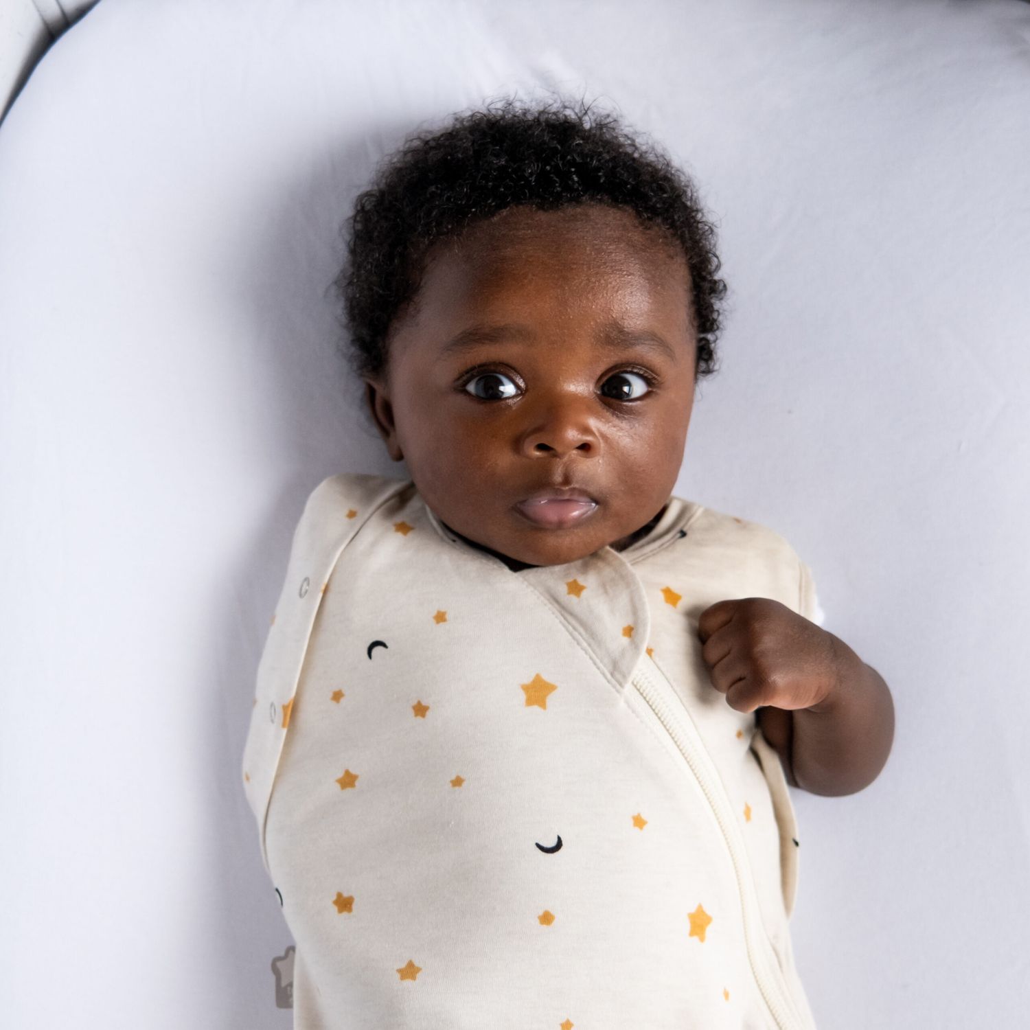 Gro υπνόσακος swaddle bag χειμερινός 2.5 tog oatmeal star 3-6 μηνών - The Gro Company