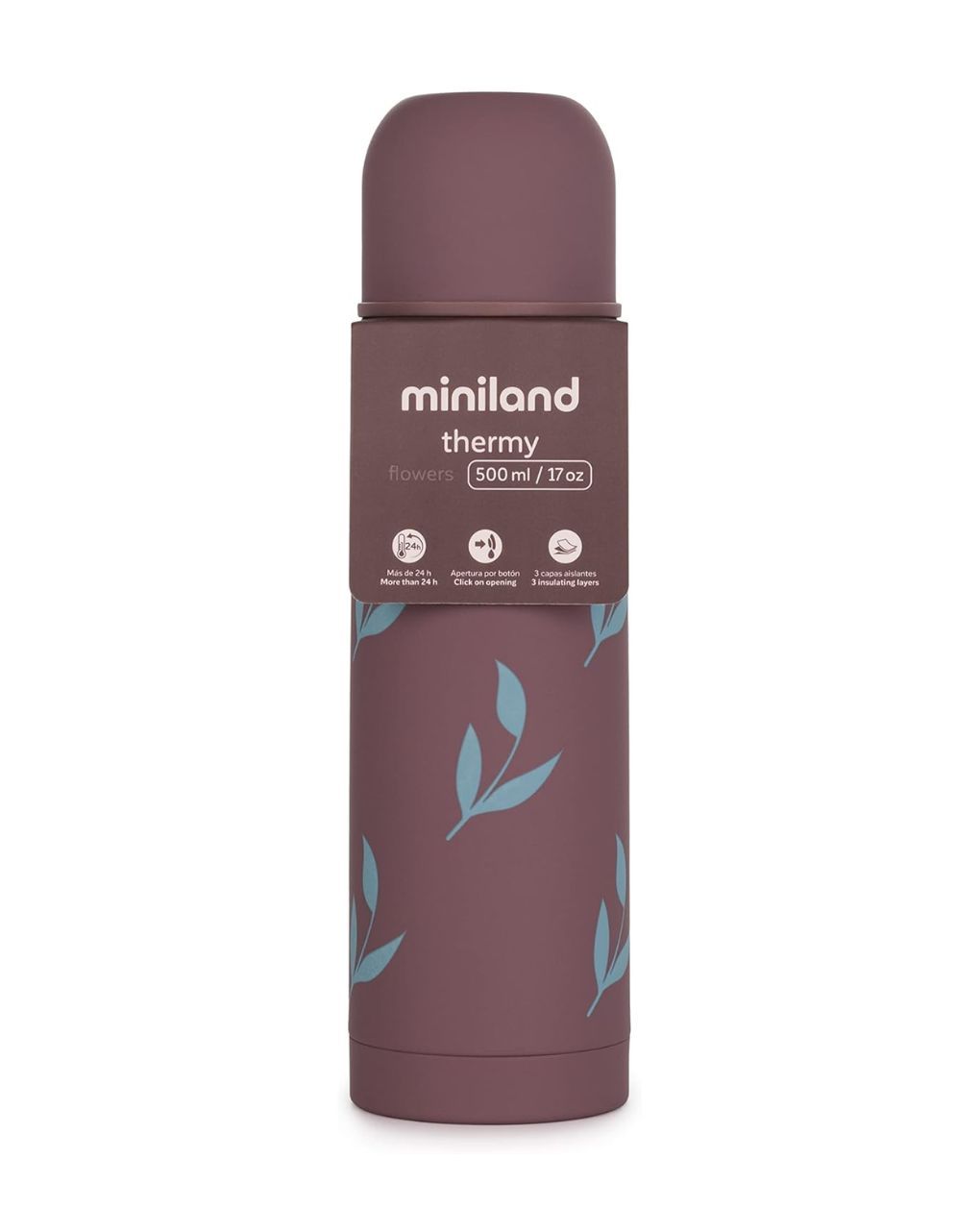 Miniland θερμός υγρών thermy flowers 500ml ml89435 - Miniland