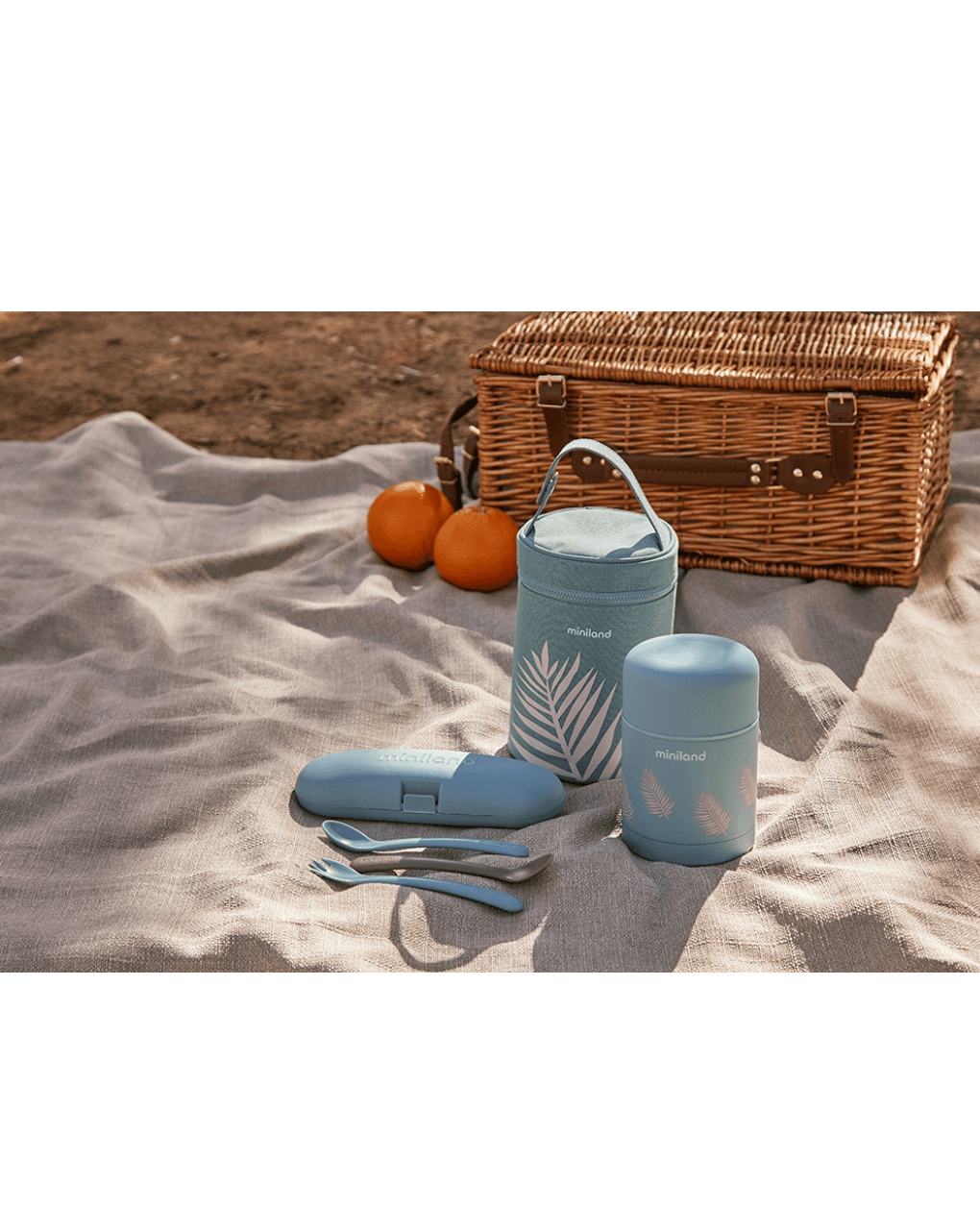 Miniland βρεφική ισοθερμική θήκη palms 700ml - Miniland