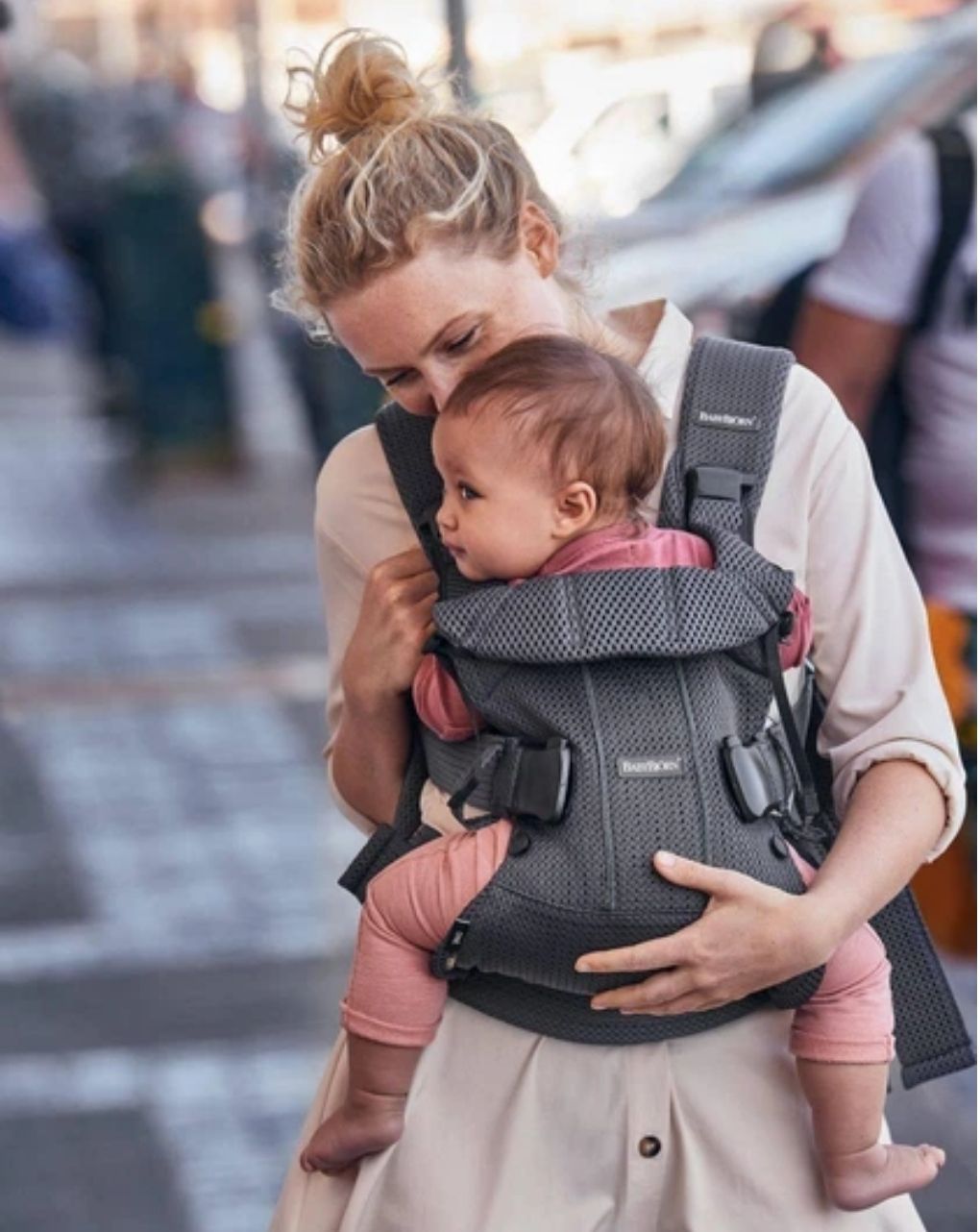 Babybjörn μάρσιπος one air 3d mesh anthracite 098013 - Baby Bjorn