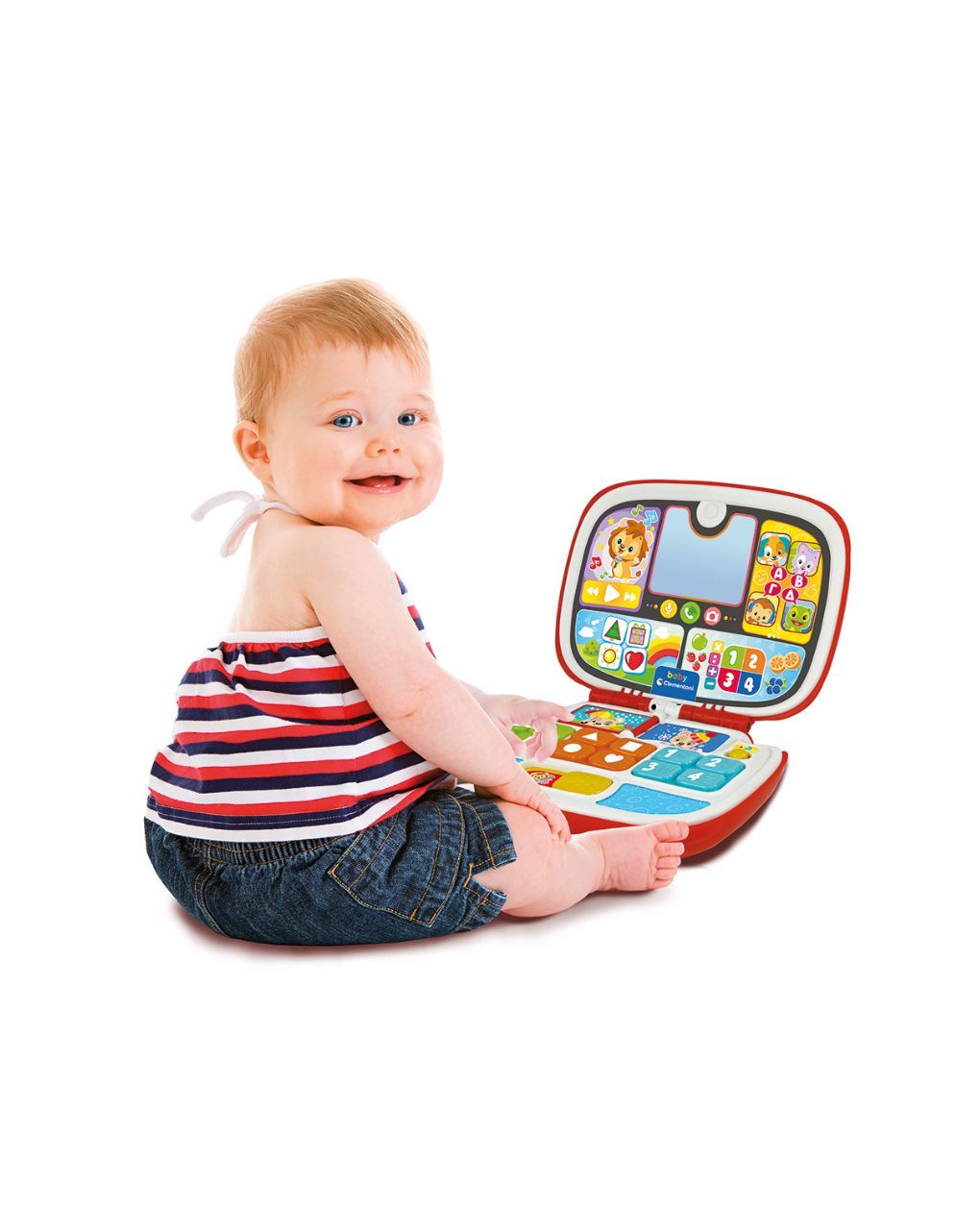 As company baby clementoni βρεφικό εκπαιδευτικό baby laptop για 9-36m 1000-63375 - BABY CLEMENTONI