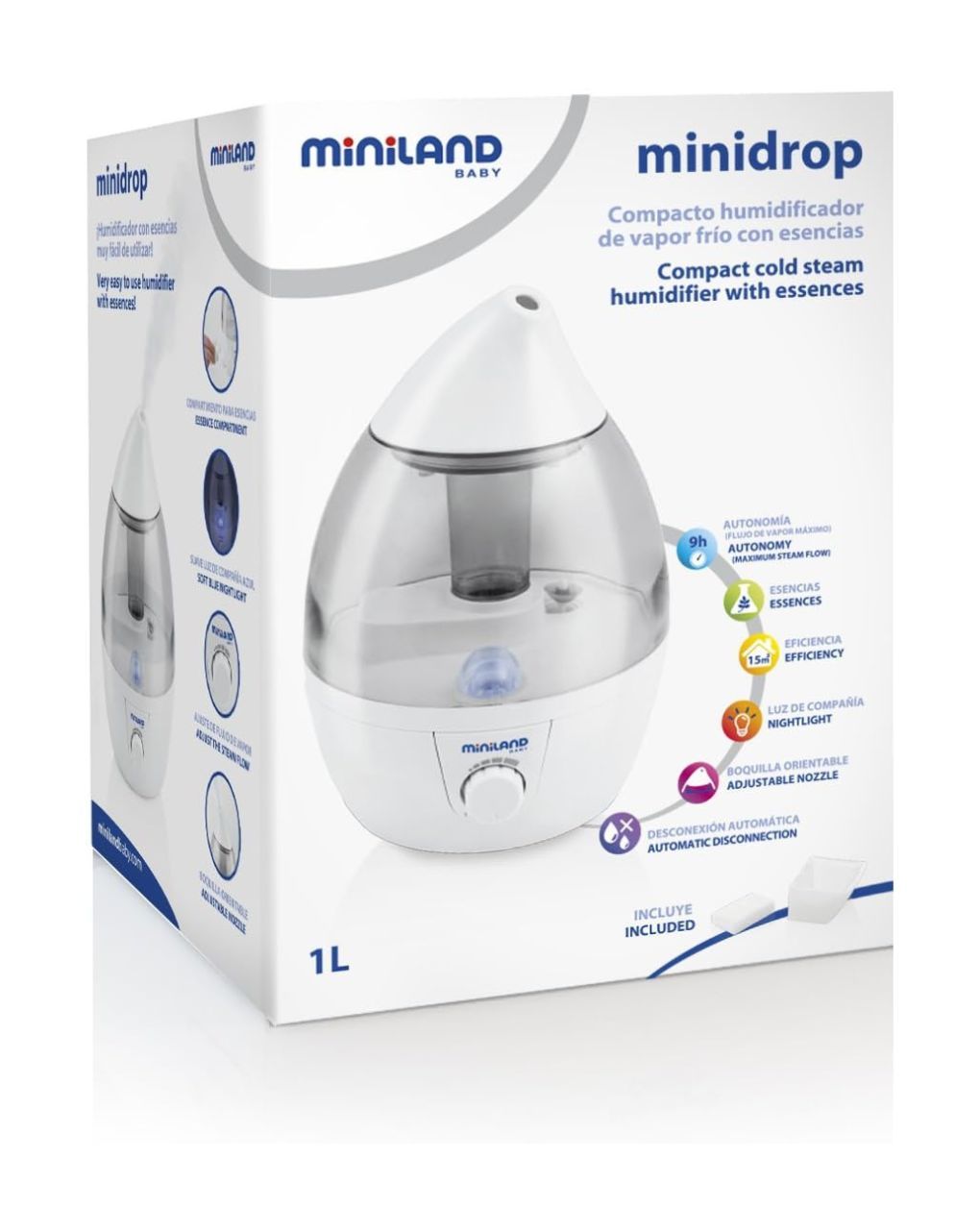 Miniland υγραντήρας minidrop 1l ml89069 - Miniland