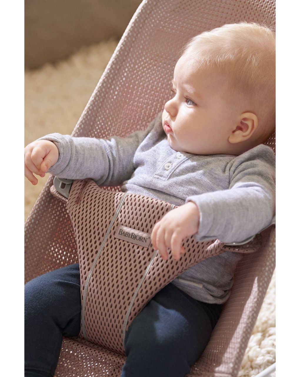 Babybjorn ρηλάξ balance bliss mesh dusty pink - Baby Bjorn