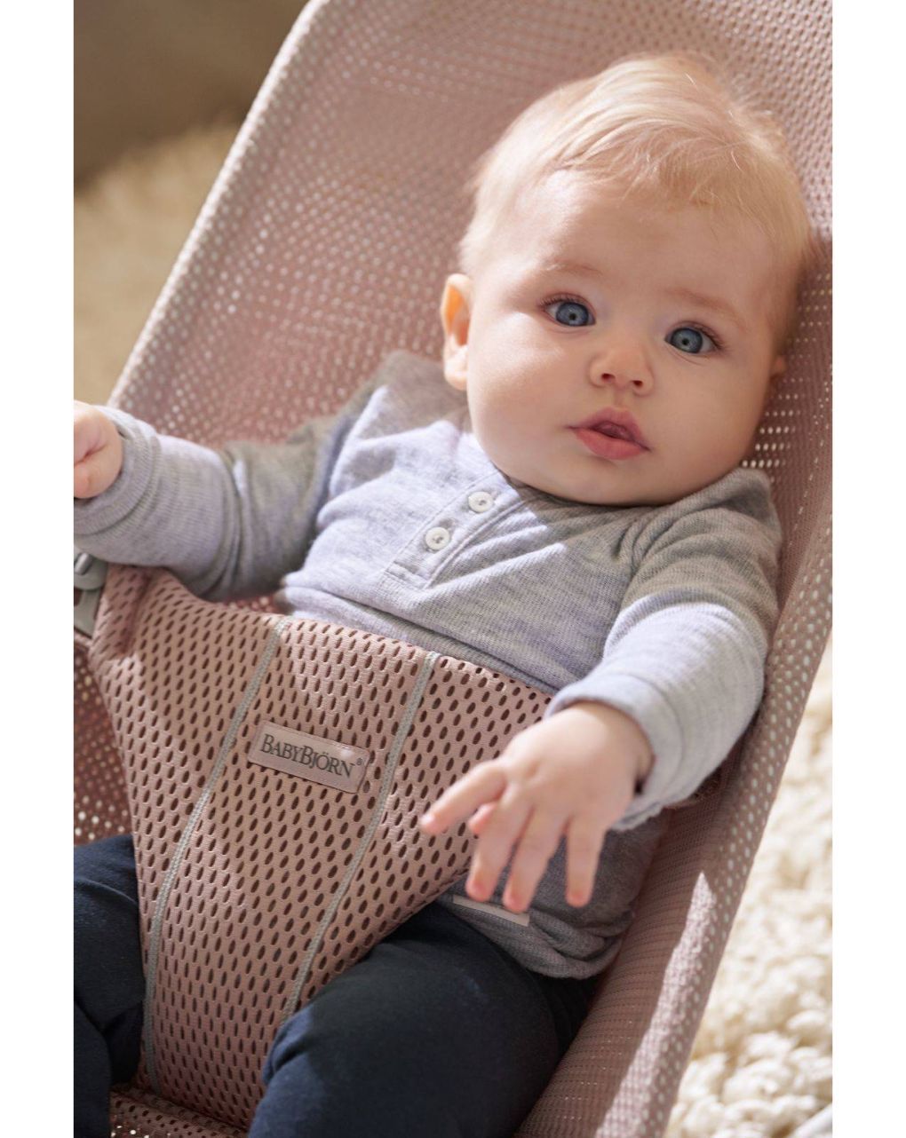Babybjorn ρηλάξ balance bliss mesh dusty pink - Baby Bjorn