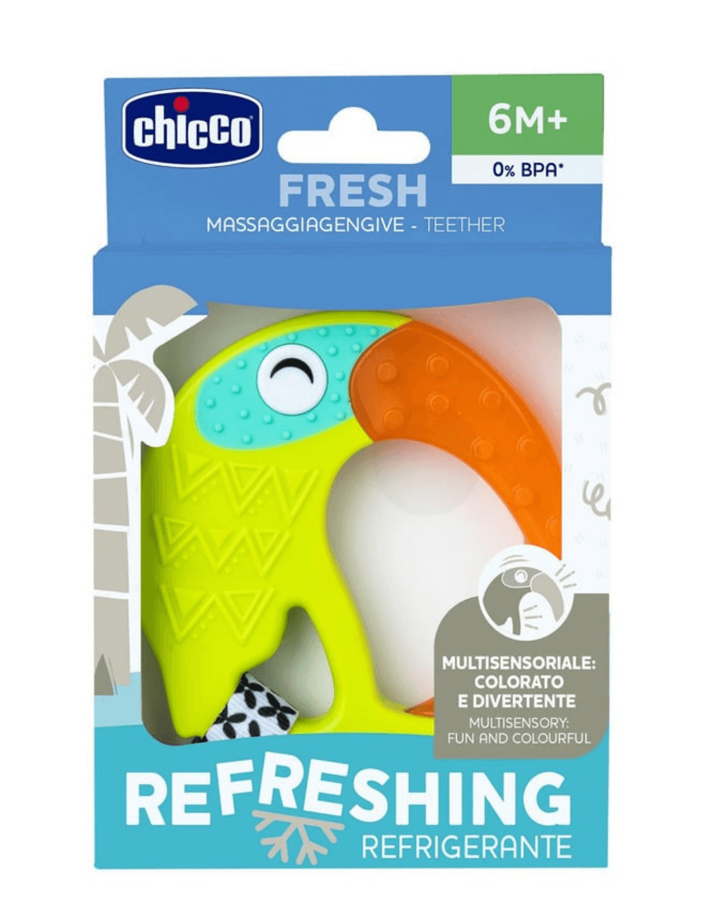 Chicco δροσιστικός κρίκος οδοντοφυΐας funny 6μ+ c05-28160-30 - Chicco