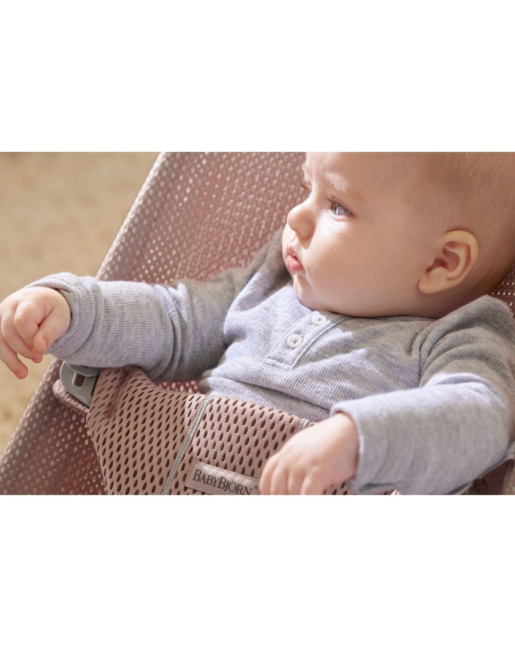 Babybjorn ρηλάξ balance bliss mesh dusty pink - Baby Bjorn
