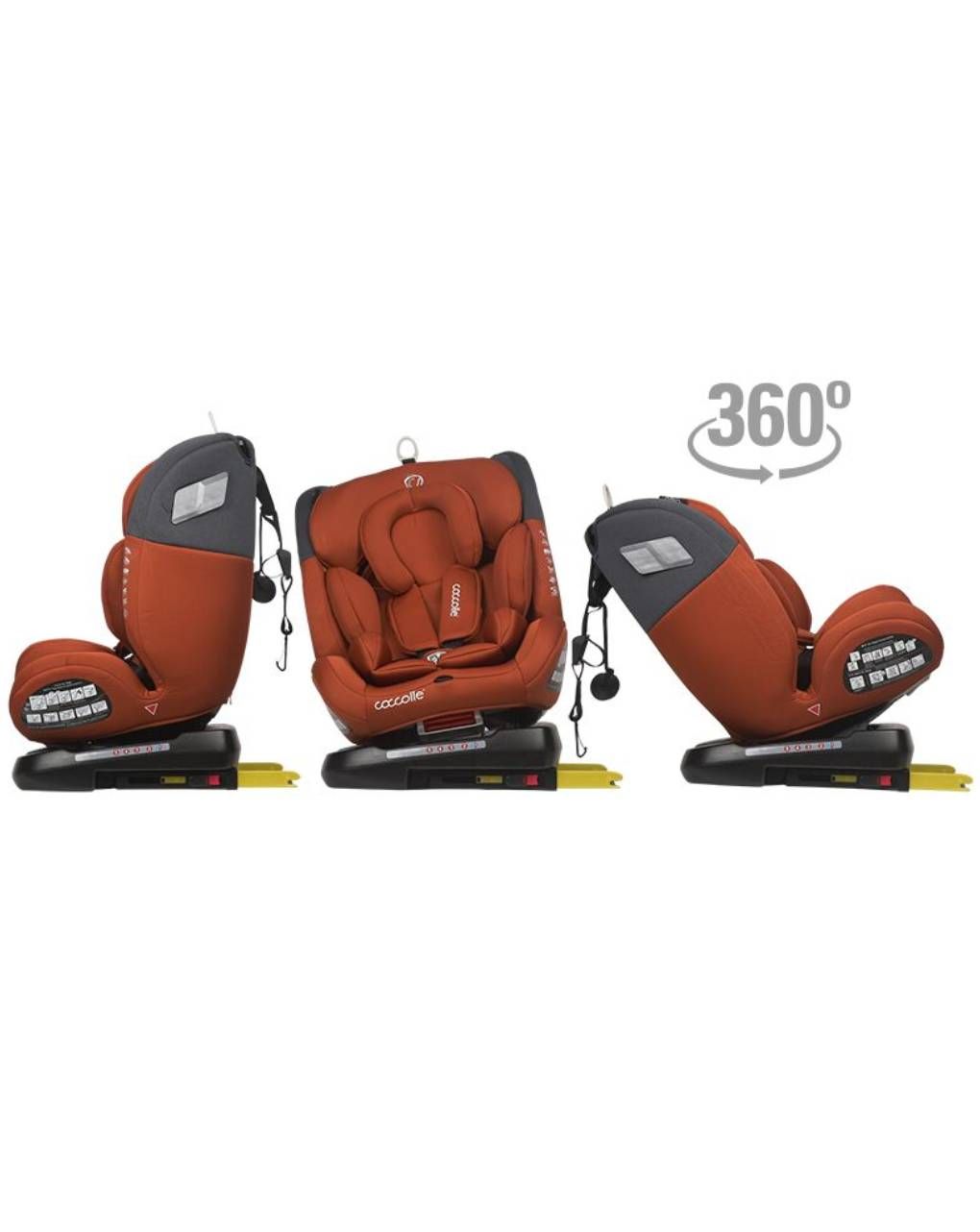 Coccolle κάθισμα αυτοκινήτου atira i-size isofix (40-150cm) cinnamon brown - Coccolle