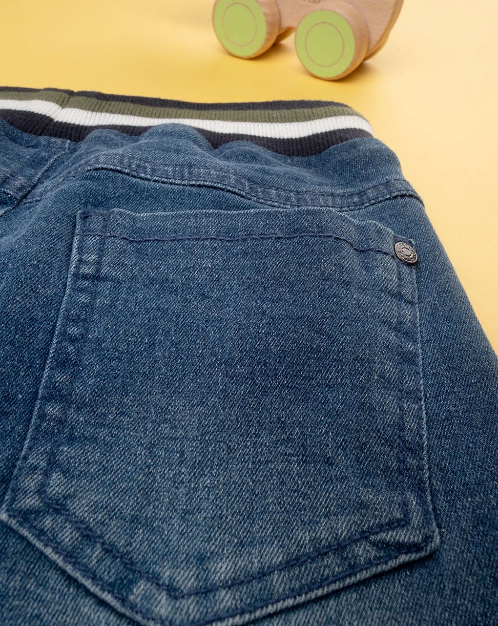 παιδικό τζιν παντελόνι με δεινόσαυρο για αγόρι - Prénatal