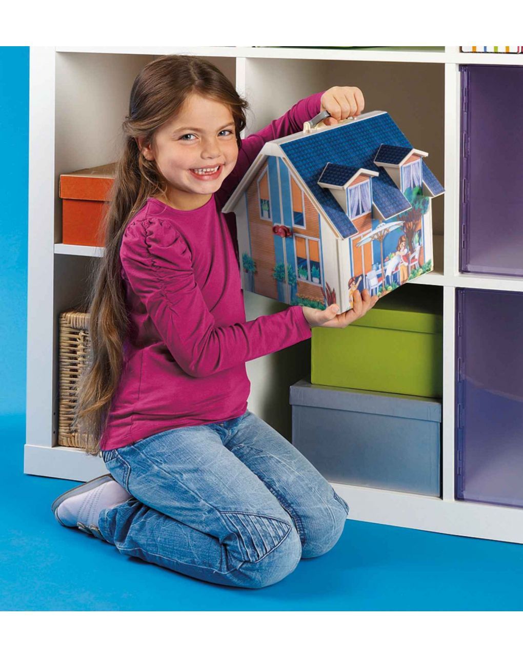 Playmobil dollhouse μοντέρνο κουκλόσπιτο-βαλιτσάκι 70985 - PLAYMOBIL : DOLLHOUS