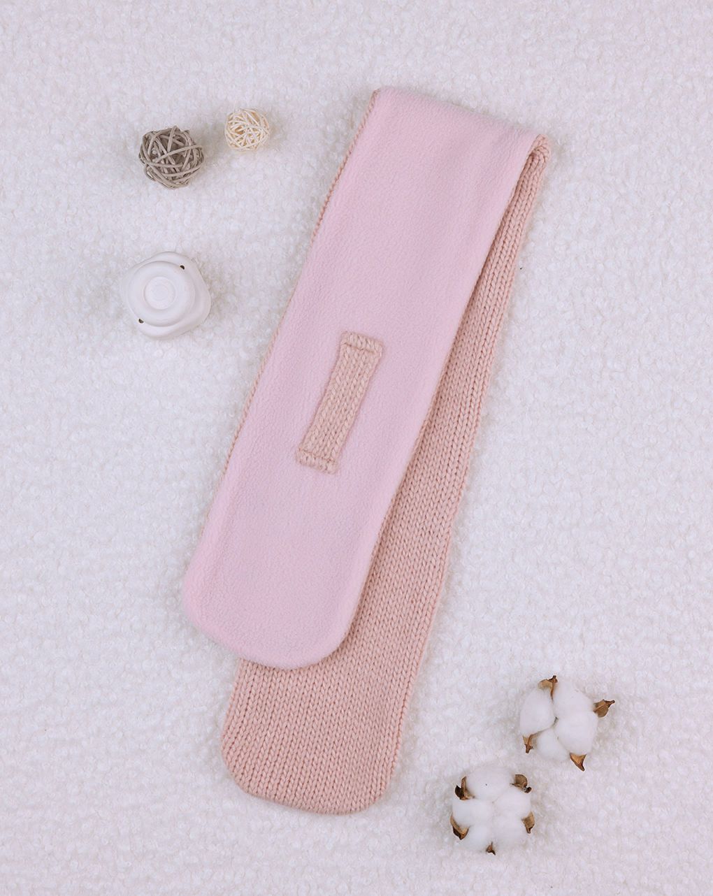 βρεφικό κασκόλ ροζ με μονόκερο για κορίτσι - Prénatal