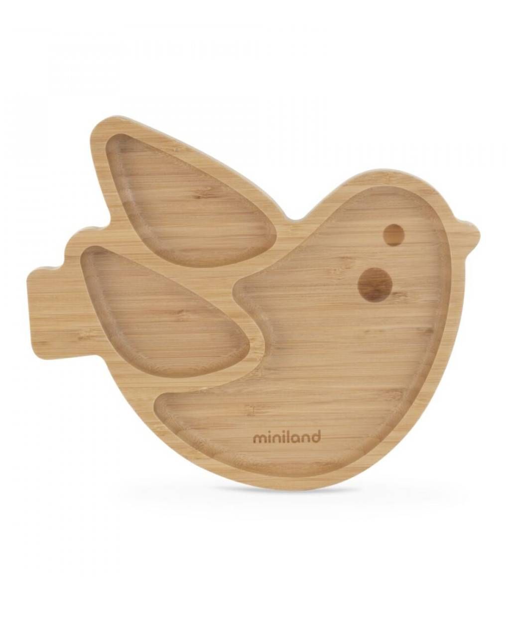 Miniland ξύλινο πιάτο wooden plate chick - Miniland