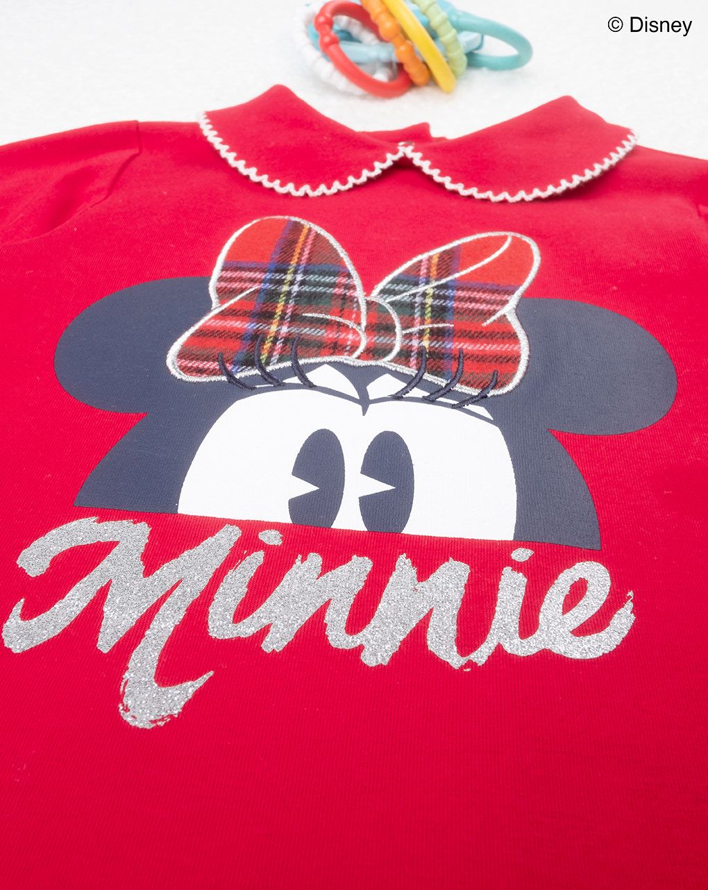 βρεφικό κορμάκι κόκκινο με τη minnie για κορίτσι - Prénatal
