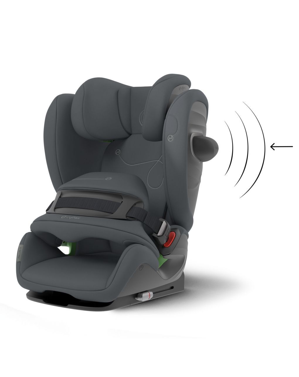 Cybex κάθισμα αυτοκινήτου pallas g i-size (76-150cm) monument grey - Cybex