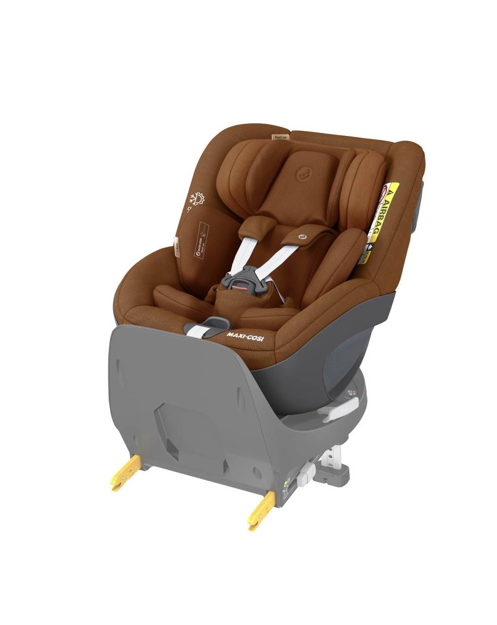 Maxi-cosi κάθισμα αυτοκινήτου pearl 360 i-size (61-105cm) authentic cognac - Maxi-Cosi