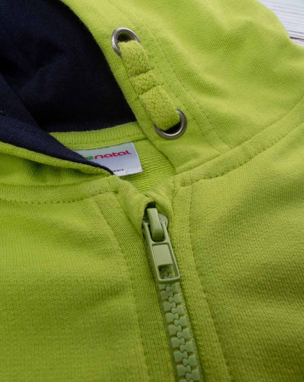 παιδική ζακέτα φούτερ λαχανί/μπλε mad boy για αγόρι - Prénatal