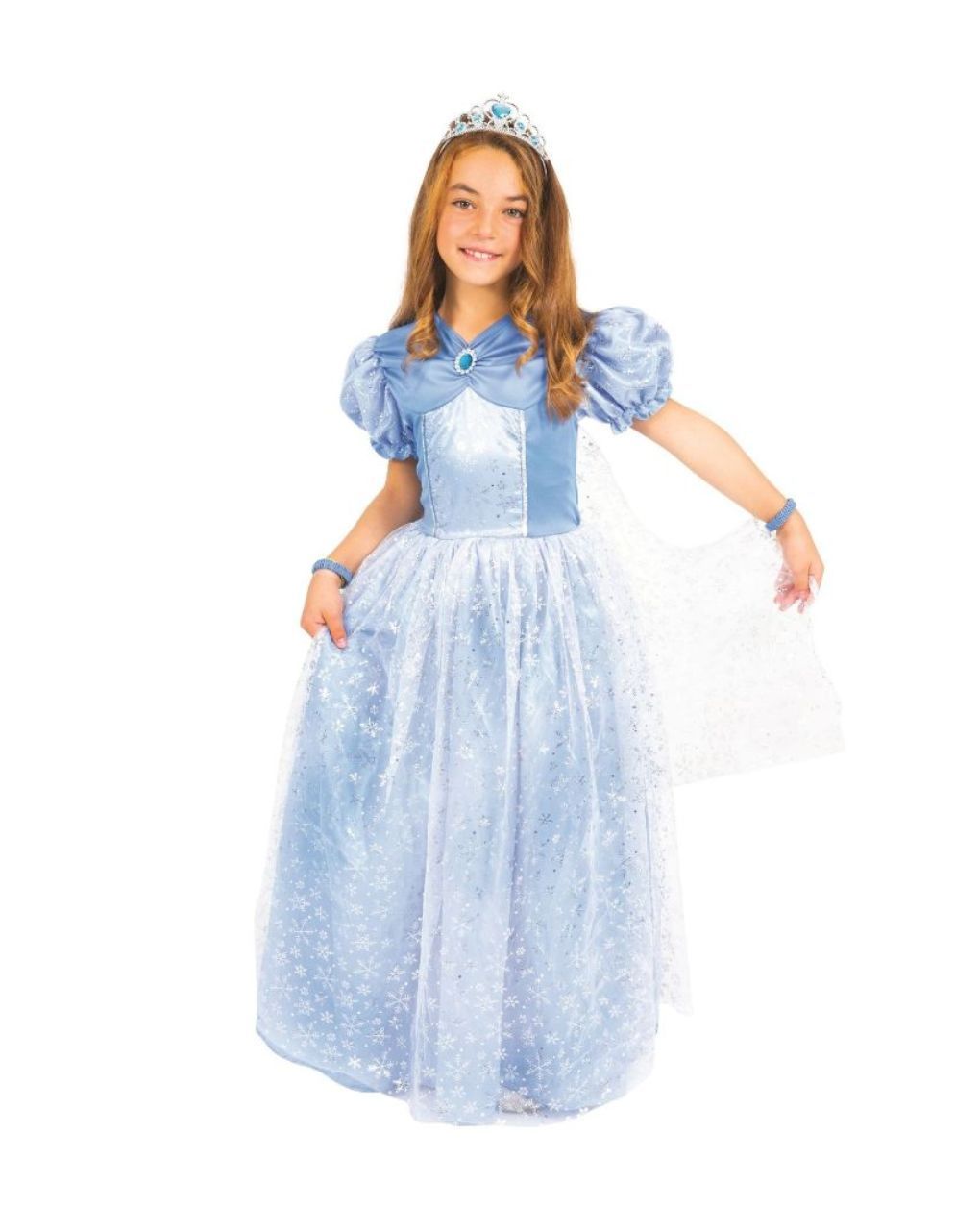 Fancy world αποκριάτικη στολή πριγκίπισσα του πάγου 3 μεγέθη prg00217 - Fancy World