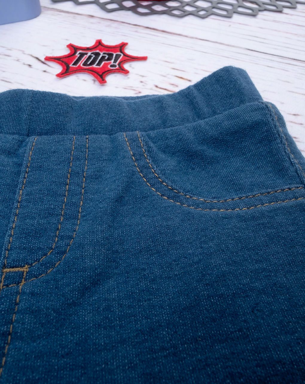 κολάν jeggings denim ελαστικό για κορίτσι - Prénatal