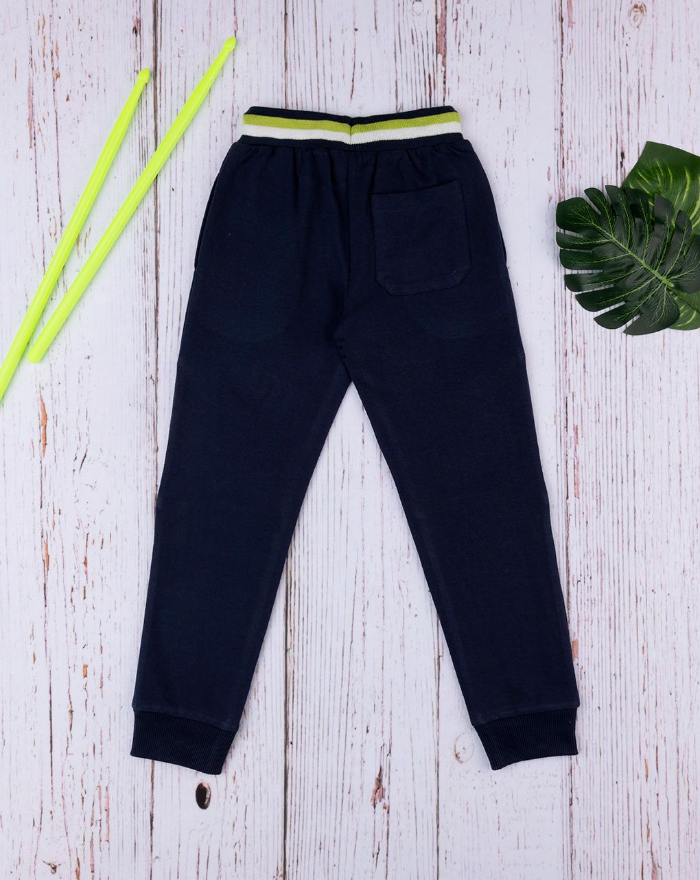 παιδικό παντελόνι φόρμας μπλε σκούρο mad boy για αγόρι - Prénatal