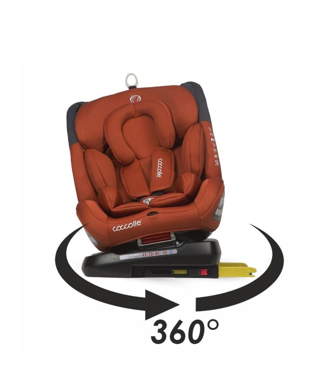 Coccolle κάθισμα αυτοκινήτου atira i-size isofix (40-150cm) cinnamon brown - Coccolle