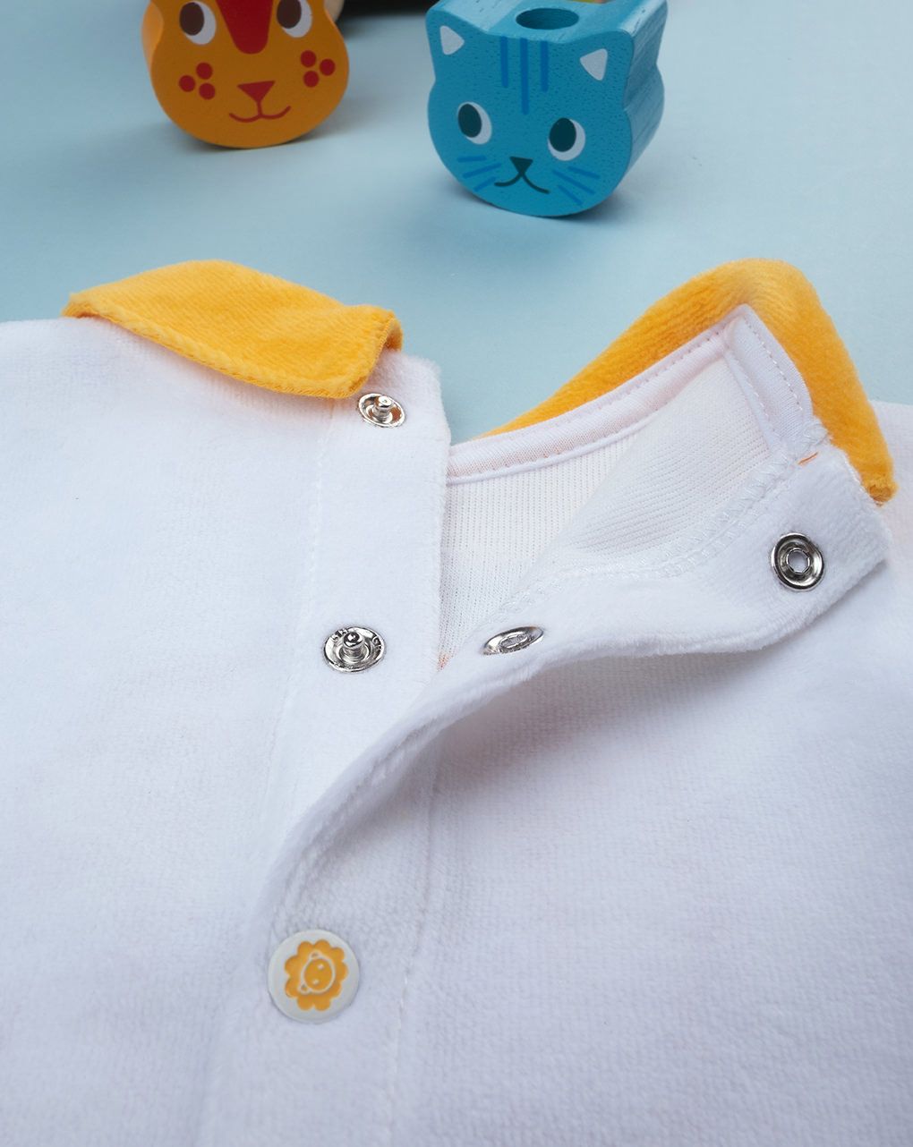 βρεφικό σετ σενίλ μπλούζα και γκέτα με λιοντάρι για αγόρι - Prénatal