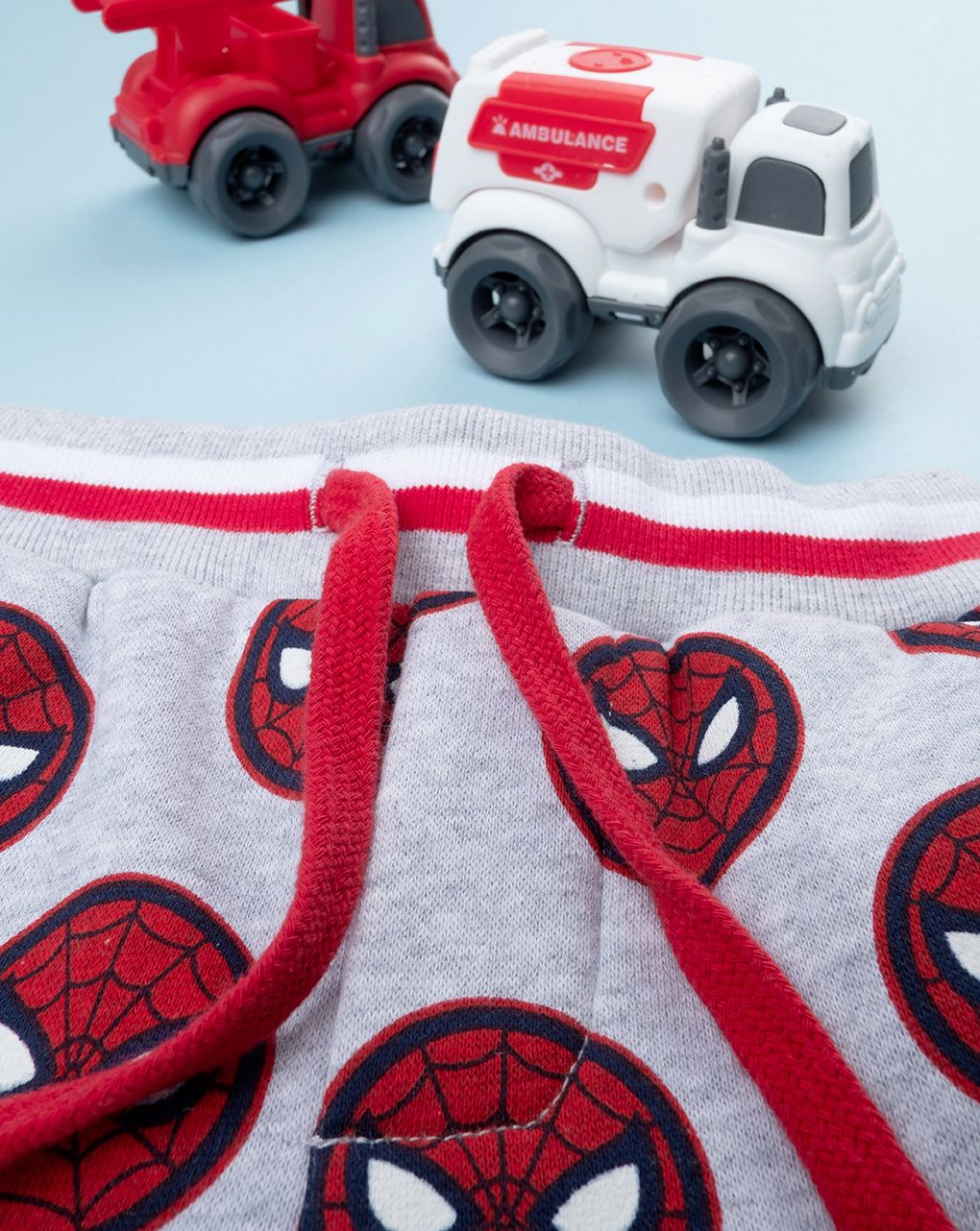 βρεφικό παντελόνι φόρμας γκρι με το spiderman για αγόρι - Prénatal