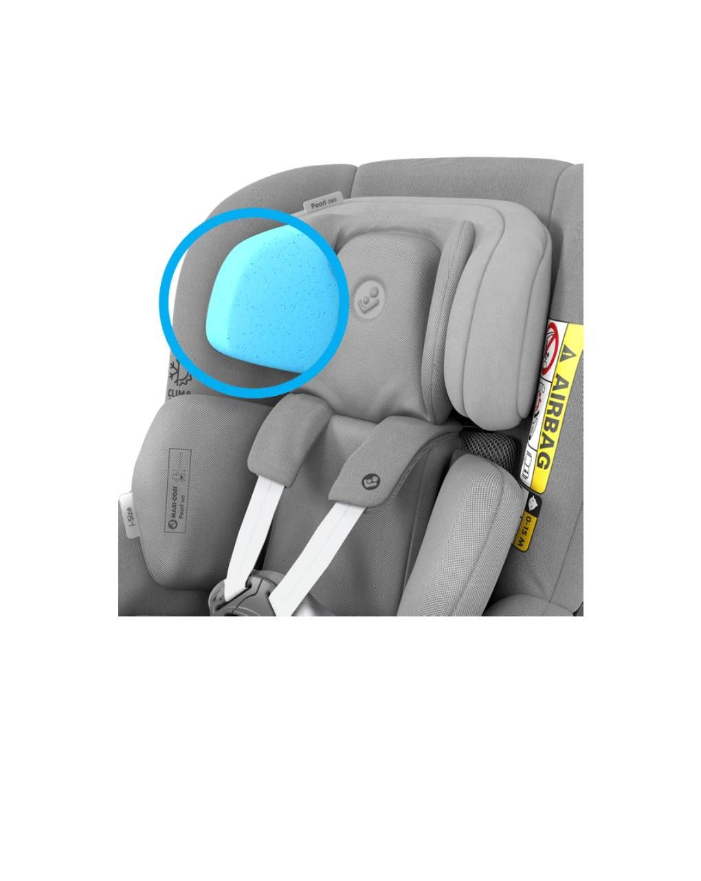 Maxi-cosi κάθισμα αυτοκινήτου pearl 360 i-size (61-105cm) authenti grey - Maxi-Cosi