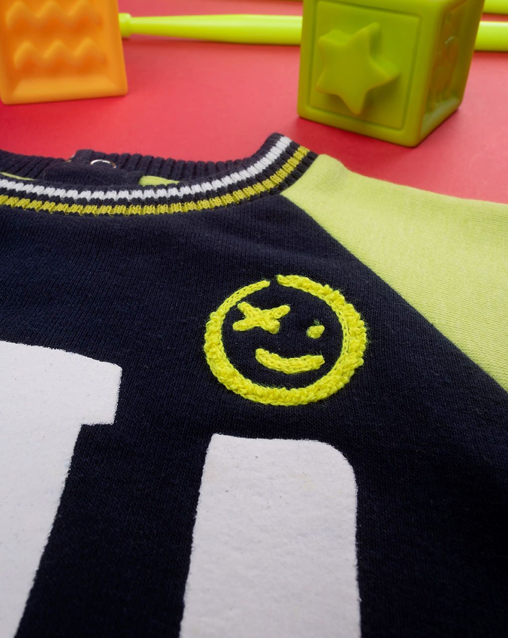 βρεφική μπλούζα φούτερ με σκυλάκι για αγόρι - Prénatal