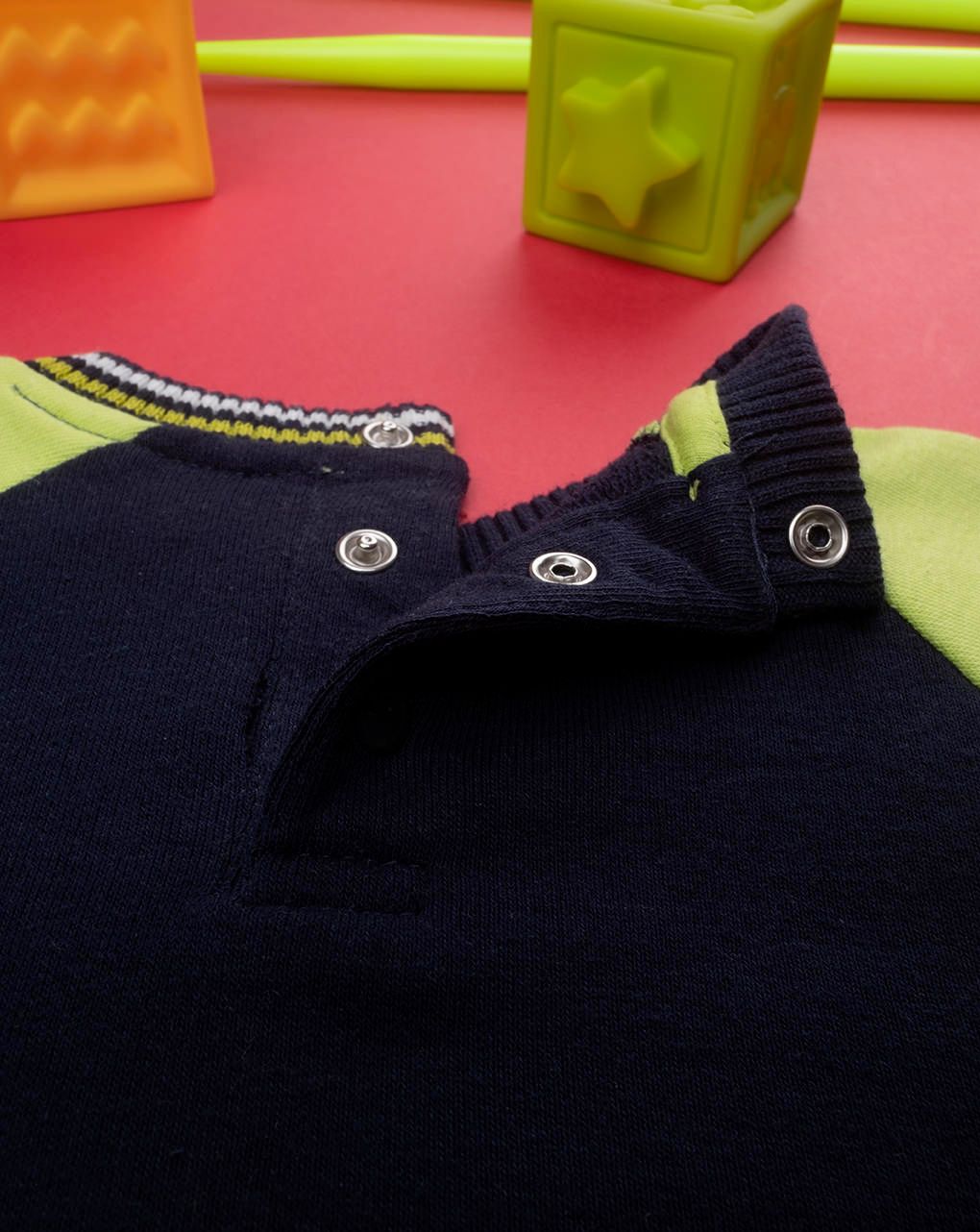 βρεφική μπλούζα φούτερ με σκυλάκι για αγόρι - Prénatal