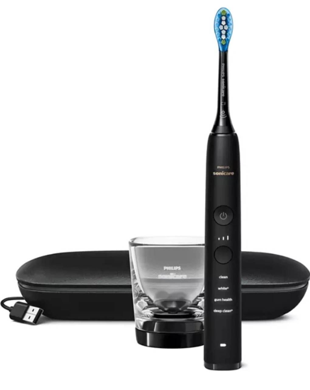 Philips sonicare diamondclean 9000 ηλεκτρική οδοντόβουρτσα με αισθητήρα πίεσης black edition - SONIC
