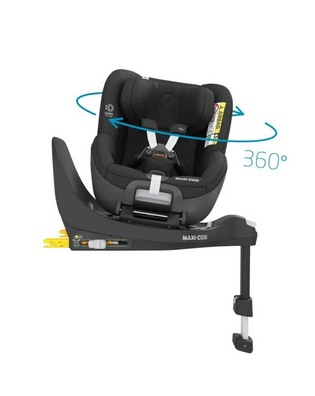 Maxi-cosi κάθισμα αυτοκινήτου pearl 360 i-size (60-105cm) authentic black - Maxi-Cosi