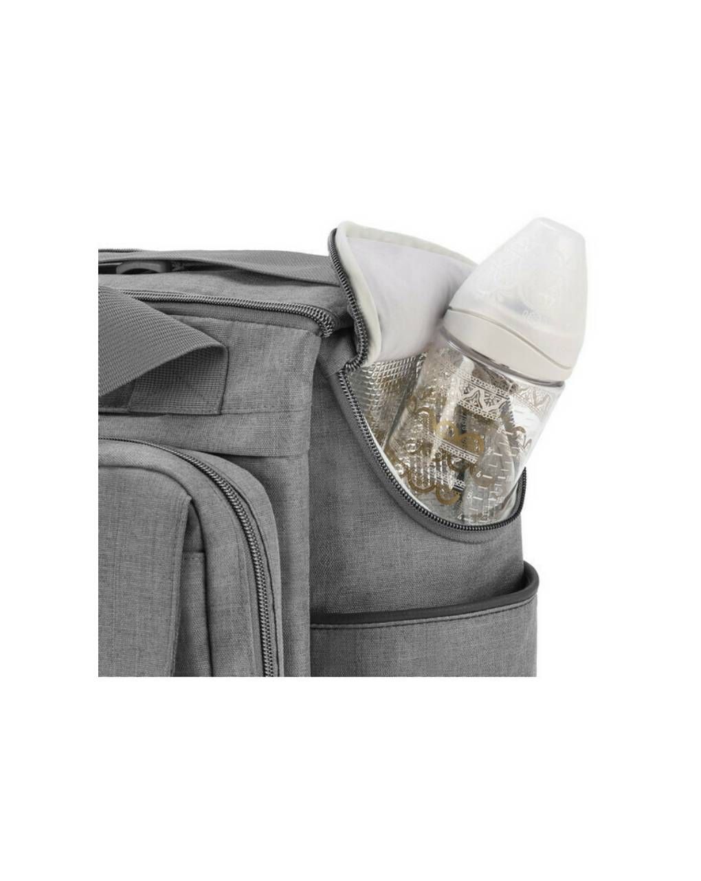Inglesina τσάντα-αλλαξιέρα day bag electa greenwich silver - Inglesina
