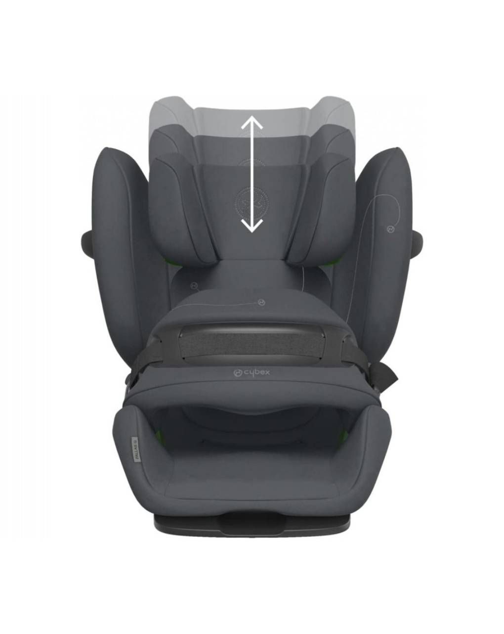 Cybex κάθισμα αυτοκινήτου pallas g i-size (76-150cm) monument grey - Cybex