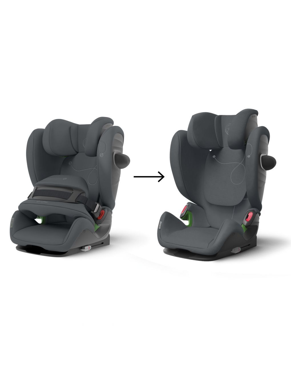 Cybex κάθισμα αυτοκινήτου pallas g i-size (76-150cm) monument grey - Cybex