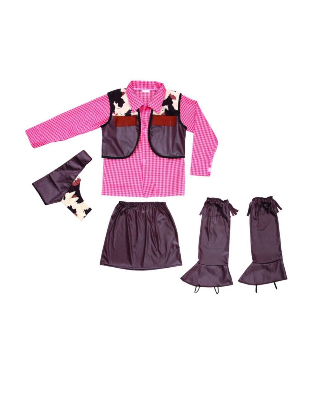 Fancy world αποκριάτικη στολή cowgirl 3 μεγέθη prg00220 - Fancy World