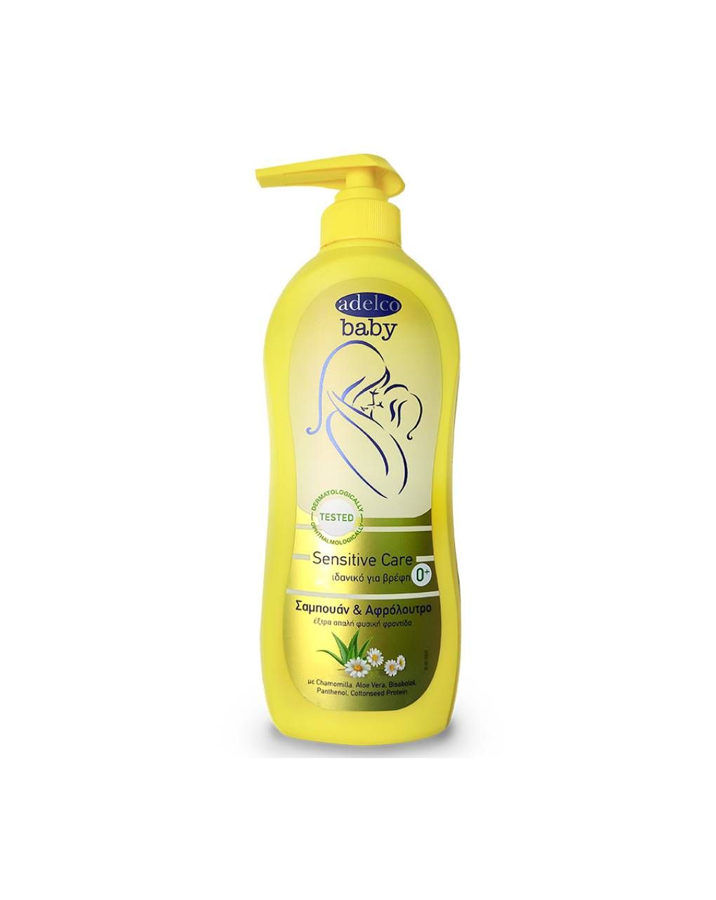 Adelco baby sensitive care care σαμπουάν & αφρόλουτρο 750ml - Adelco Baby Sensitive Care