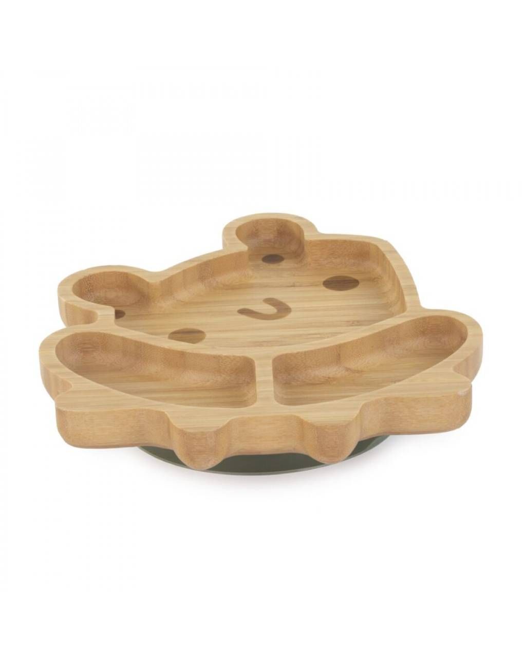 Miniland ξύλινο πιάτο wooden plate frog ml89472 - Miniland