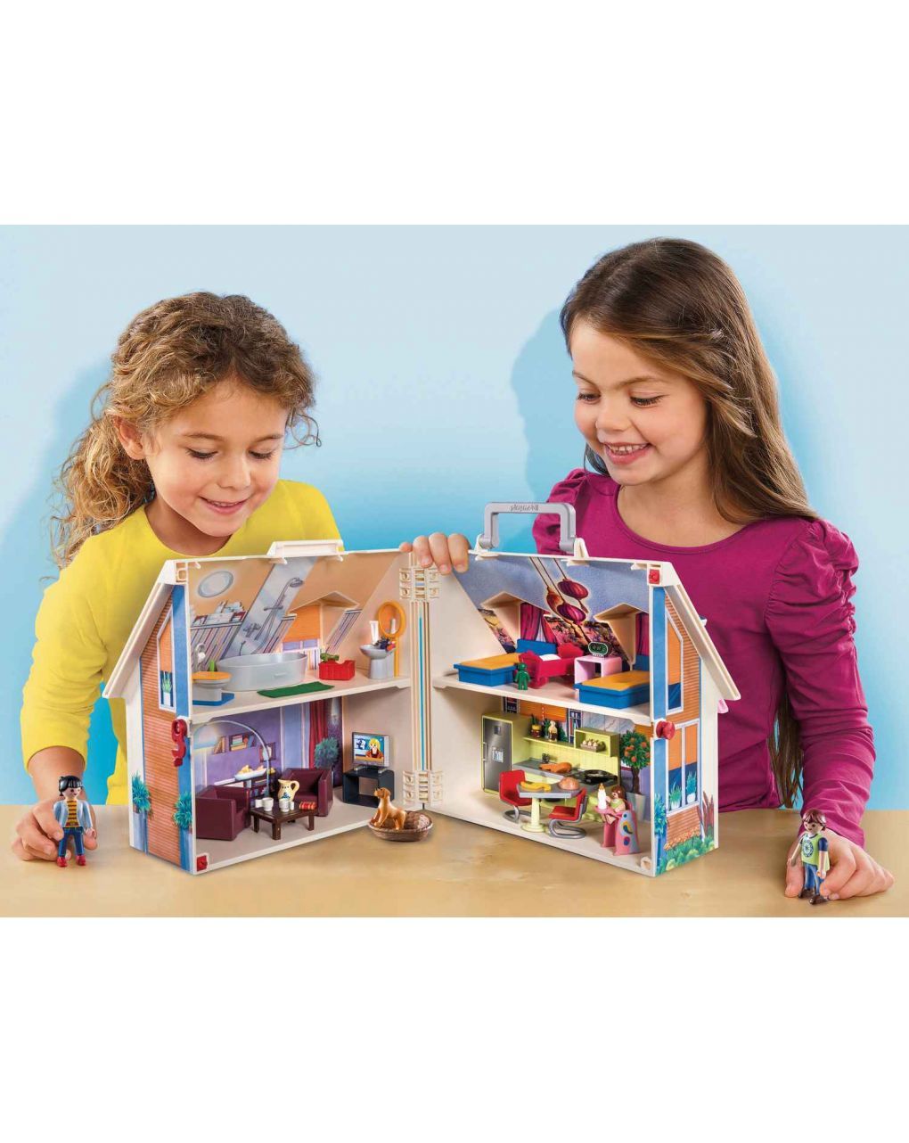 Playmobil dollhouse μοντέρνο κουκλόσπιτο-βαλιτσάκι 70985 - PLAYMOBIL : DOLLHOUS