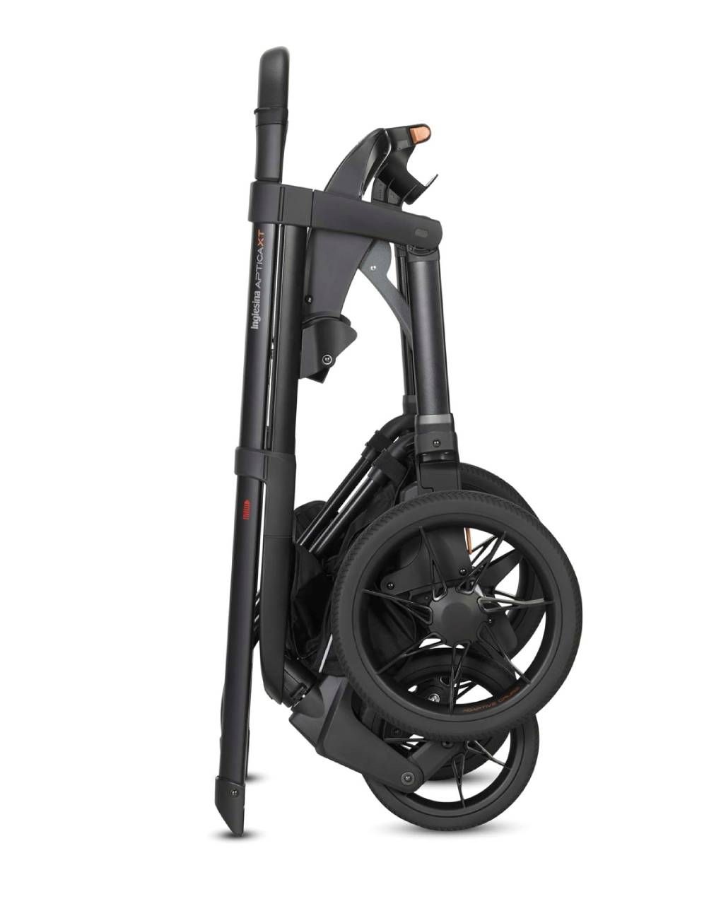 Inglesina aptica xt καρότσι περιπάτου charcoal grey - total black - Inglesina